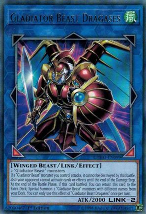 Gladiator Beast Dragases (CYHO-EN099) - Cybernetic Horizon Unlimited