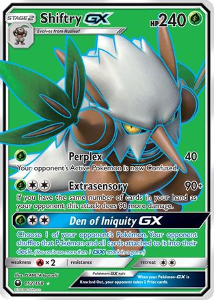 Shiftry GX (Full Art) 152/168 - Holofoil