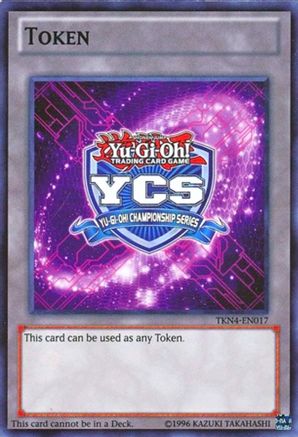 Yu-Gi-Oh Championship Series Token (2014 Pre-registration) (TKN4-EN017) - Yu-Gi-Oh! Tokens Unlimited