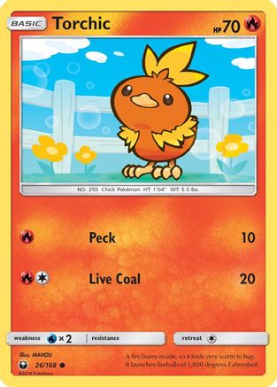 Torchic (26) 26/168 - Reverse Holofoil