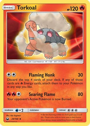 Torkoal 29/168 - Reverse Holofoil