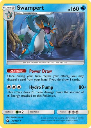 Swampert 35/168 - Reverse Holofoil