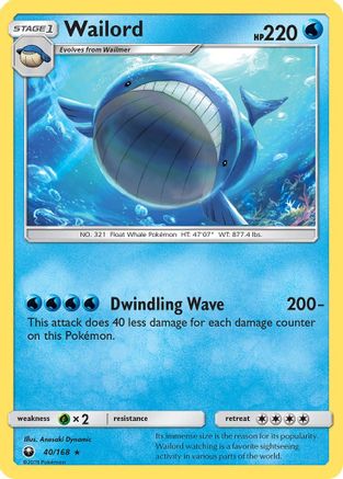 Wailord 40/168 -