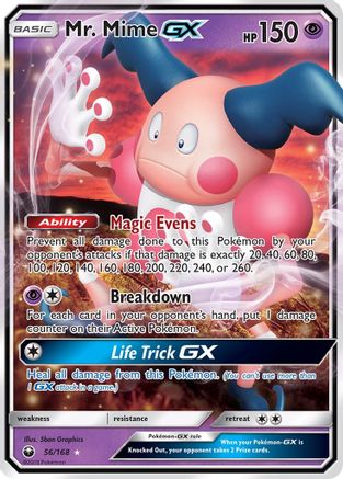 Mr. Mime GX 56/168 - Holofoil