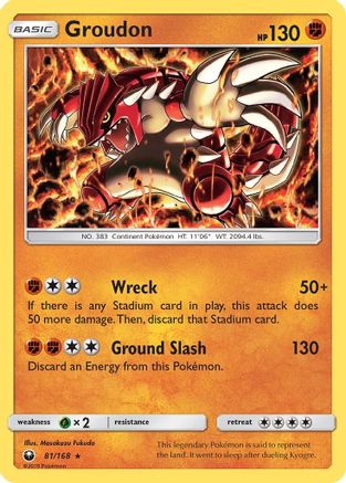 Groudon 81/168 - Reverse Holofoil