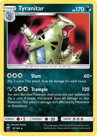 Tyranitar 87/168 - Reverse Holofoil