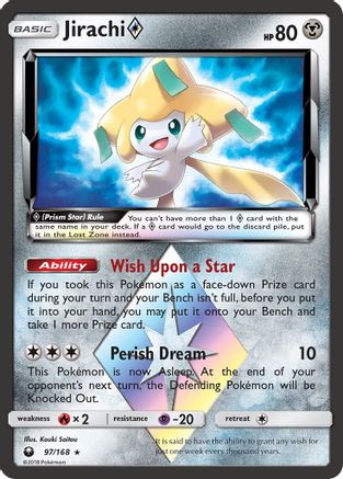 Jirachi Prism Star 97/168 - Holofoil