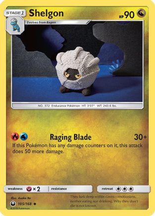 Shelgon 105/168 - Reverse Holofoil