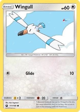 Wingull 111/168 - Reverse Holofoil