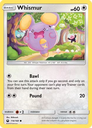 Whismur (116) 116/168 - Reverse Holofoil