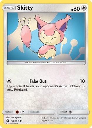 Skitty 120/168 - Reverse Holofoil