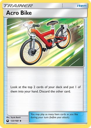 Acro Bike 123/168 - Reverse Holofoil