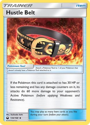 Hustle Belt 134/168 - Reverse Holofoil