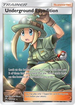 Underground Expedition (Full Art) 168/168 - Holofoil