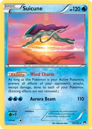 Suicune - 30/122 (Cosmos Holo) 30 - Holofoil