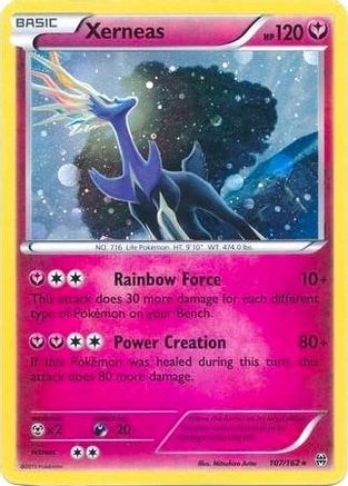 Xerneas - 107/162 (Cosmos Holo) 107 - Holofoil