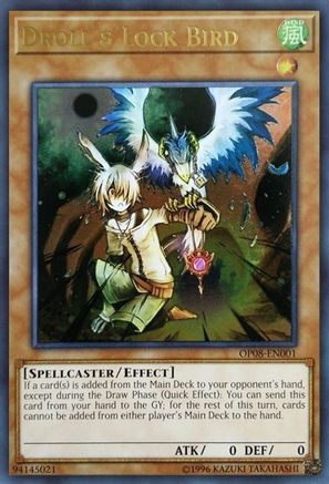 Droll & Lock Bird (UTR) (OP08-EN001) - OTS Tournament Pack 8 Unlimited