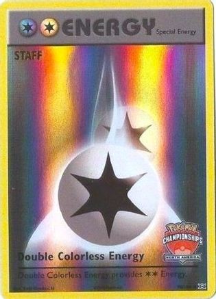 Double Colorless Energy - 90/108 (North America Championships) [Staff] 90 - Reverse Holofoil