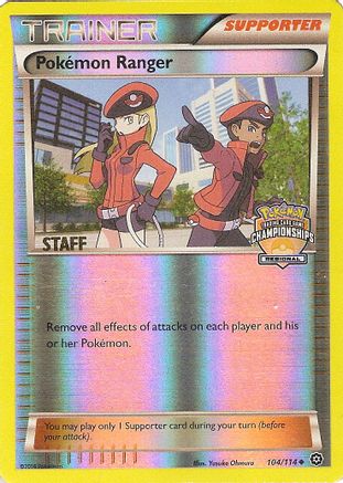 Pokemon Ranger - 104/114 (Regional Championships) [Staff] 104 - Reverse Holofoil