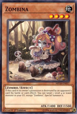 Zombina (MP18-EN057) - 2018 Mega-Tins Mega Pack 1st Edition