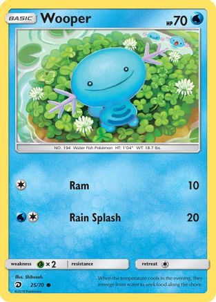 Wooper 25/70 - Reverse Holofoil