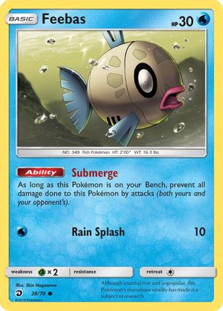 Feebas 28/70 - Reverse Holofoil