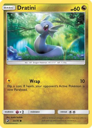 Dratini (34) 34/70 - Reverse Holofoil