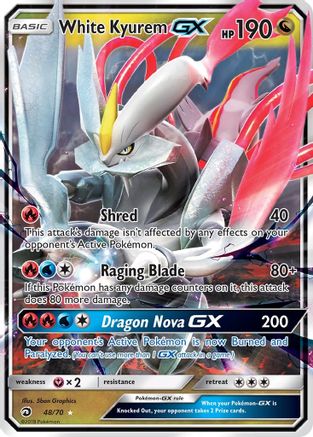 White Kyurem GX 48/70 - Holofoil