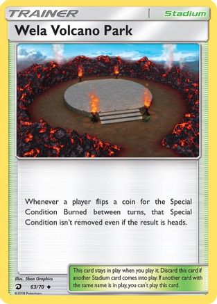 Wela Volcano Park 63/70 - Reverse Holofoil