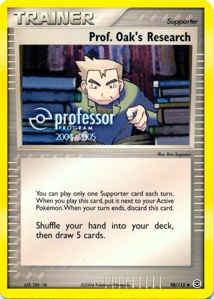 Prof. Oak's Research (2004-2005) 98 -