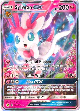 Sylveon GX - 92a/145 92a/145 - Holofoil