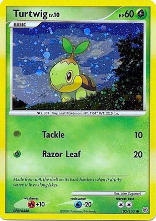 Turtwig - 103/130 (Cosmos Holofoil) 103 - Holofoil