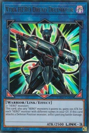 Xtra HERO Dread Decimator (LEHD-ENA00) - Legendary Hero Decks 1st Edition