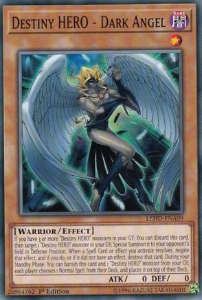 Destiny HERO - Dark Angel (LEHD-ENA09) - Legendary Hero Decks 1st Edition