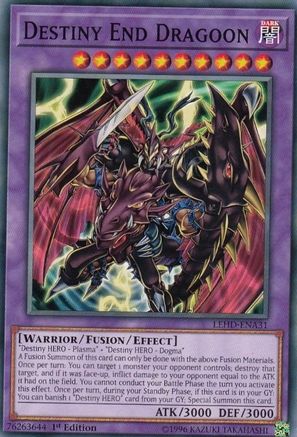 Destiny End Dragoon (LEHD-ENA31) - Legendary Hero Decks 1st Edition