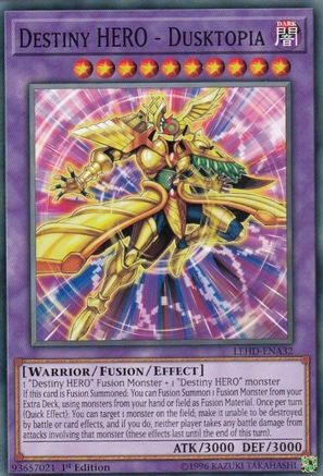 Destiny HERO - Dusktopia (LEHD-ENA32) - Legendary Hero Decks 1st Edition