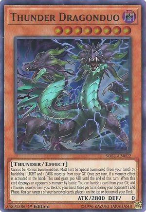 Thunder Dragonduo (SOFU-EN022) - Soul Fusion 1st Edition