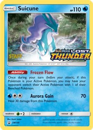 Suicune - SM149 (Prerelease) [Staff] SM149 - Holofoil