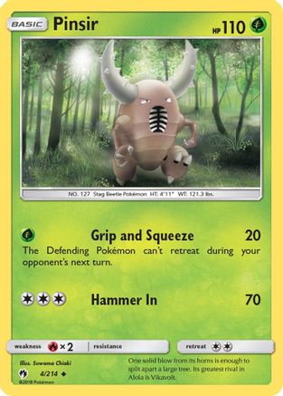 Pinsir 4/214 - Reverse Holofoil