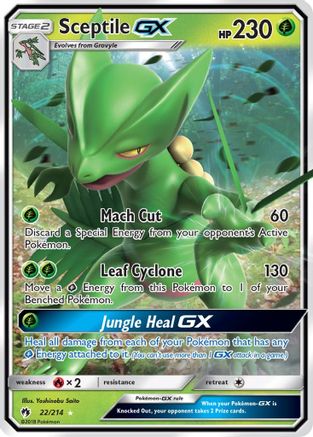 Sceptile GX 22/214 - Holofoil