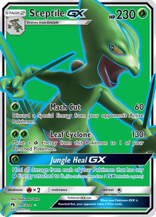 Sceptile GX (Full Art) 196/214 - Holofoil