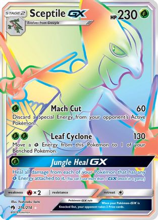 Sceptile GX (Secret) 216/214 - Holofoil