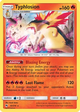 Typhlosion 42/214 - Reverse Holofoil