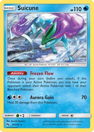 Suicune 59/214 - Holofoil