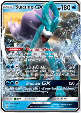 Suicune GX 60/214 - Holofoil