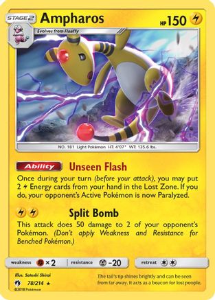 Ampharos 78/214 - Reverse Holofoil