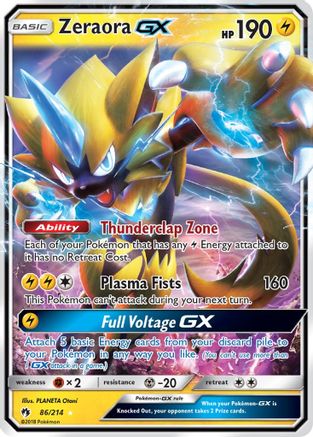 Zeraora GX 86/214 - Holofoil