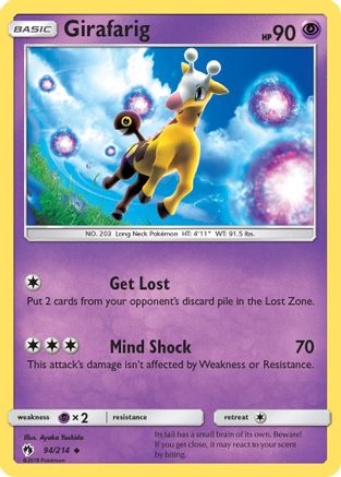 Girafarig 94/214 - Reverse Holofoil