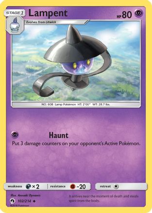 Lampent 102/214 - Reverse Holofoil