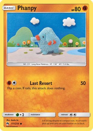 Phanpy 111/214 - Reverse Holofoil